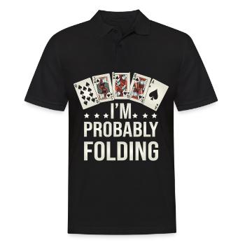 Poker Pokerspieler Texas Holdem - Männer Poloshirt - Schwarz - Vorne - Kai (181cm)
