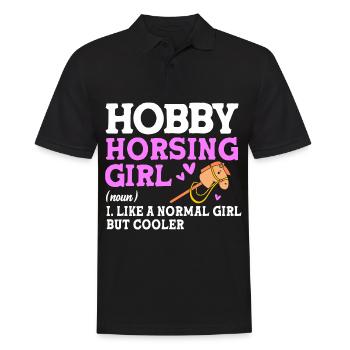 Hobby Cheval Hobby Horsing Hobbyhorsing - Polo Homme - noir - Devant - Kai (181cm)