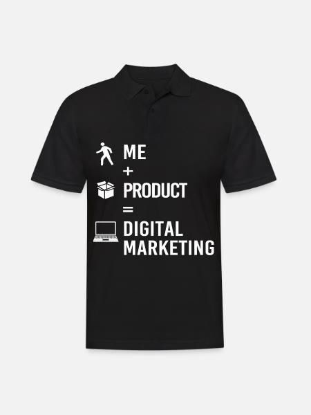 Marketing Manager - Men's Polo Shirt - black