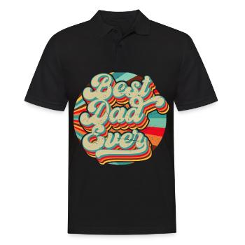 Meilleur cadeau de papa de la fête des pères - Polo Homme - noir - Devant - Kai (181cm)