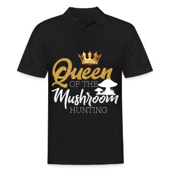 Pilzsammler und Pilz Freunde - Männer Poloshirt - Schwarz - Vorne - Kai (181cm)