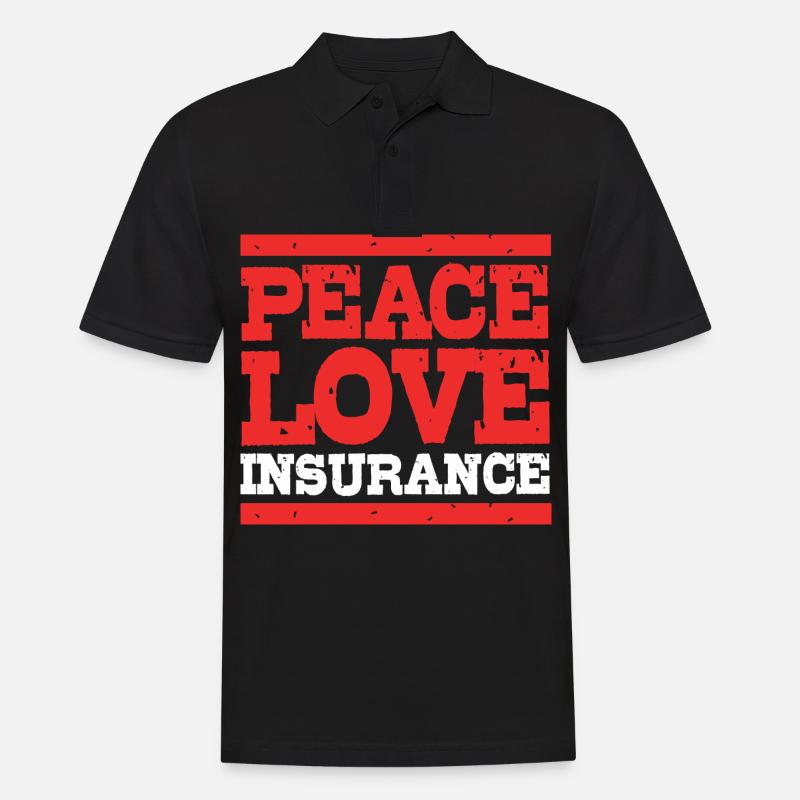 Versicherung Versicherungsagent - Männer Poloshirt - Schwarz
