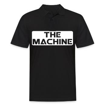 THE MACHINE new - Men's Polo Shirt - black - Front - Kai (181cm)