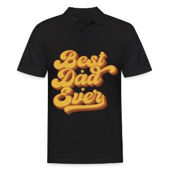 Meilleur cadeau de papa de la fête des pères - Polo Homme - noir - Devant - Kai (181cm)