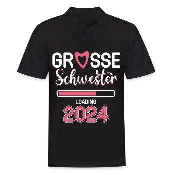 Grande soeur 2024 - Polo Homme - noir - Devant - Kai (181cm)