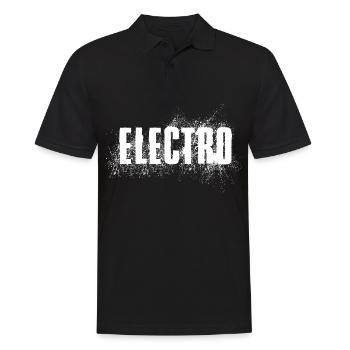 Musique Electro Fetzt Geil Idée cadeau moderne - Polo Homme - noir - Devant - Kai (181cm)