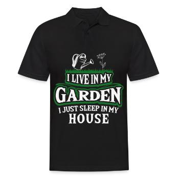 Hobby gardeners, fruit and vegetable gardeners - Men's Polo Shirt - black - Front - Kai (181cm)