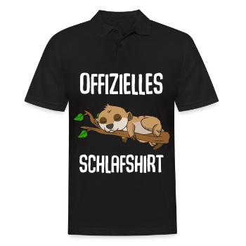 T-shirt de nuit officiel Meerkat - Polo Homme - noir - Devant - Kai (181cm)