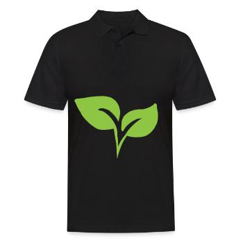 Plante nature feuille plante feuille cadeau - Polo Homme - noir - Devant - Kai (181cm)