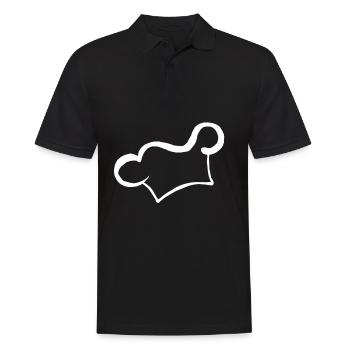 Hobby chef cook cook cooking kitchen gift - Men's Polo Shirt - black - Front - Kai (181cm)