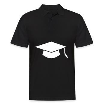 Graduation college graduation graduation gift - Men's Polo Shirt - black - Front - Kai (181cm)