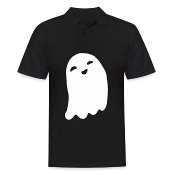 Fantôme fantôme déguisement fantôme fantôme halloween - Polo Homme - noir - Devant - Kai (181cm)