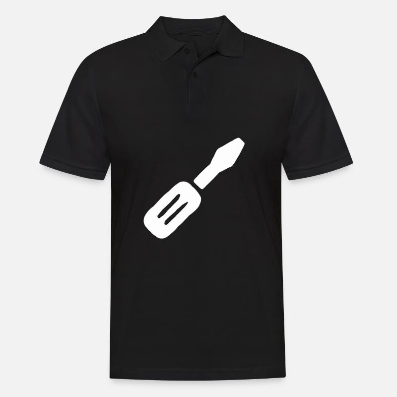 Screwdriver tool craft screwdriver - Men's Polo Shirt - black