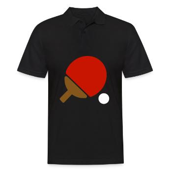 Tennis de table balle de tennis de table raquettes de tennis de table - Polo Homme - noir - Devant - Kai (181cm)