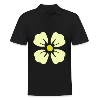 Fleur fleur jardin fleur jardin fleur plante - Polo Homme - noir - Devant - Kai (181cm)