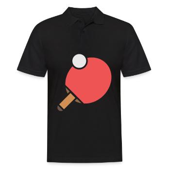 Tennis de table raquettes de tennis de table balle de tennis de table - Polo Homme - noir - Devant - Kai (181cm)