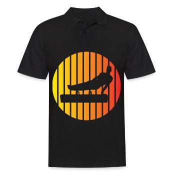 Gymnastics Gymnastics Gymnastics Gymnastics - Men's Polo Shirt - black - Front - Kai (181cm)