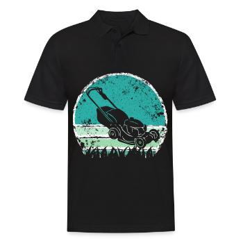 Tondeuses pelouse Tondeuse Jardin Jardinier - Polo Homme - noir - Devant - Kai (181cm)