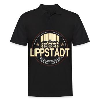 Lippstadt - Männer Poloshirt - Schwarz - Vorne - Kai (181cm)