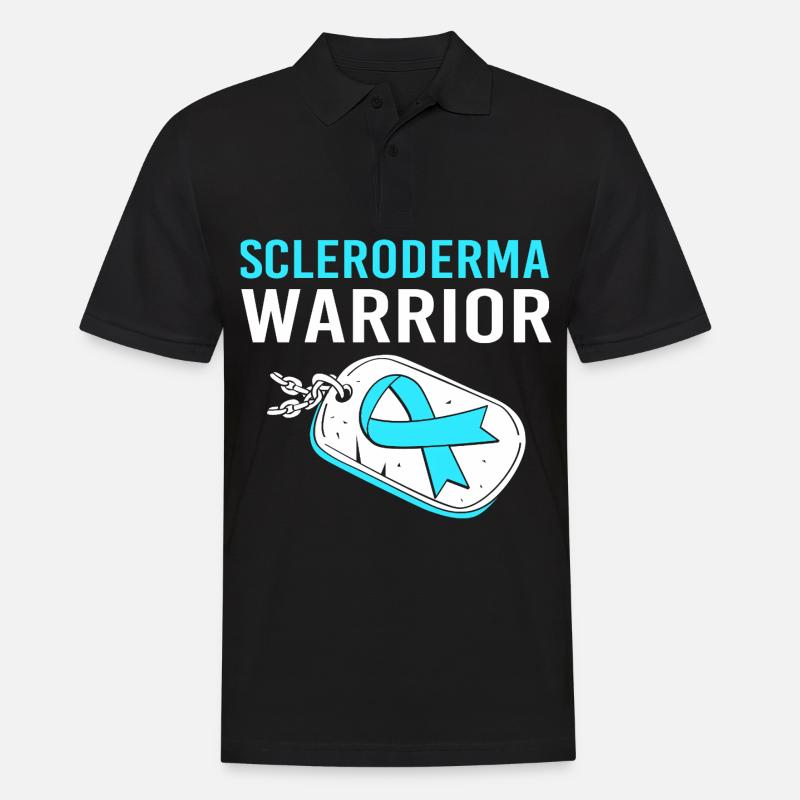 Scleroderma - Men's Polo Shirt - black