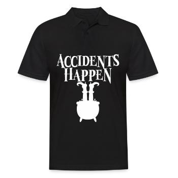 Les Accidents Funny Magic Halloween Gift - Polo Homme - noir - Devant - Kai (181cm)