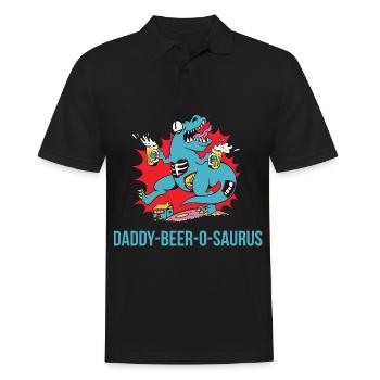 Cadeau de fête des pères pour papa pour la fête des hommes - Polo Homme - noir - Devant - Kai (181cm)