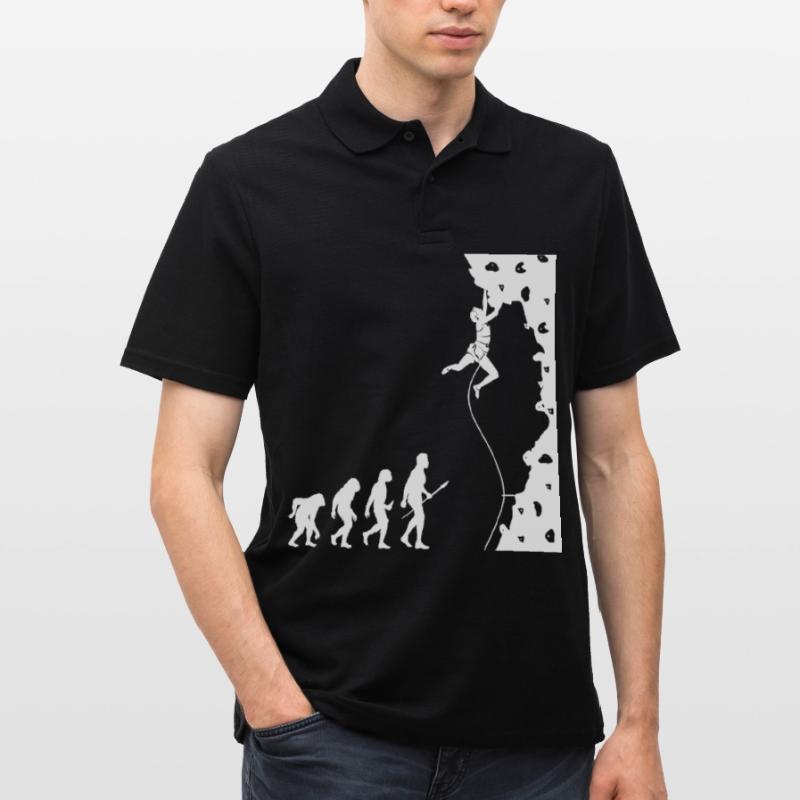 Kletterer Evolution Bouldering Grimpeur Polo Homme