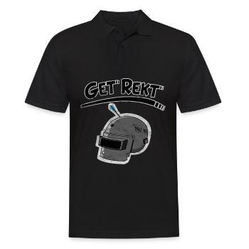 Battle Royale Chicken Dinner Floss Victory Gaming - Männer Poloshirt - Schwarz - Vorne - Kai (181cm)
