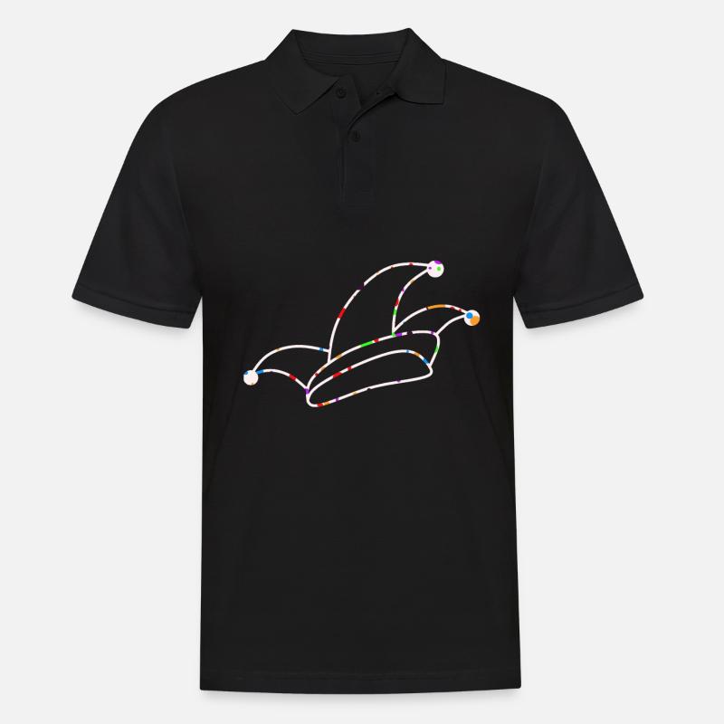Carnaval - bonnet de comité - Polo Homme - noir