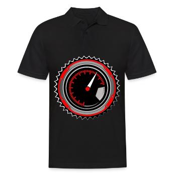 Tachometer speedometer sprocket - Men's Polo Shirt - black - Front - Kai (181cm)