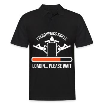 Meditation, Zen Yoga und Pilates - Männer Poloshirt - Schwarz - Vorne - Kai (181cm)