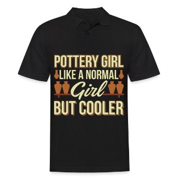 make pottery - Men's Polo Shirt - black - Front - Kai (181cm)