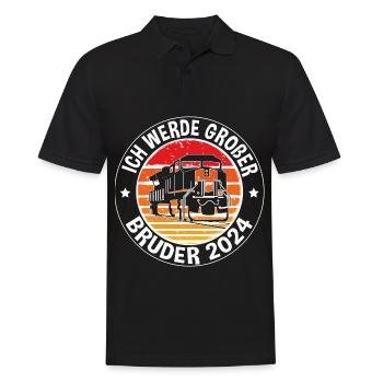 Big Brother 2024 - Men's Polo Shirt - black - Front - Kai (181cm)