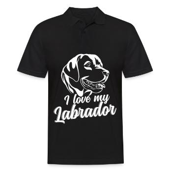 Chien labrador - Polo Homme - noir - Devant - Kai (181cm)