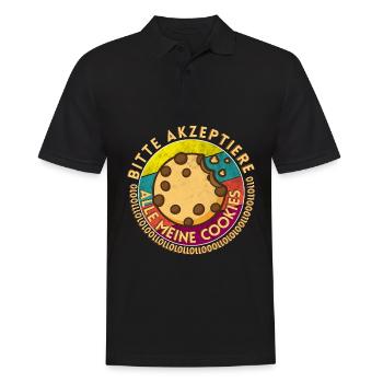 Retro Informatiker Coding Admin Sprüche - Männer Poloshirt - Schwarz - Vorne - Kai (181cm)