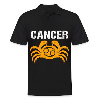Krebs Krebs Tierkreis Horoskop - Männer Poloshirt - Schwarz - Vorne - Kai (181cm)