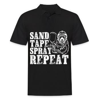 Maler und Lackierer, der Beste und Nervigste Beruf - Männer Poloshirt - Schwarz - Vorne - Kai (181cm)
