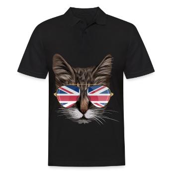 Royaume-Uni Cat - Polo Homme - noir - Devant - Kai (181cm)