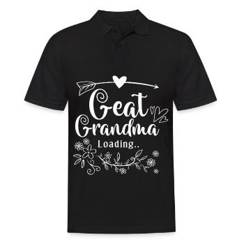 Arrière-grand-mère Grand-mère Arrière-grands-parents Grand-mère - Polo Homme - noir - Devant - Kai (181cm)