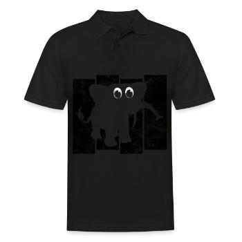 Éléphant Éléphant pour enfants - Polo Homme - noir - Devant - Kai (181cm)