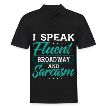 Théâtre théâtre actrice scène comédie musicale - Polo Homme - noir - Devant - Kai (181cm)