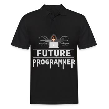 Programmer Coder Software Developer - Men's Polo Shirt - black - Front - Kai (181cm)