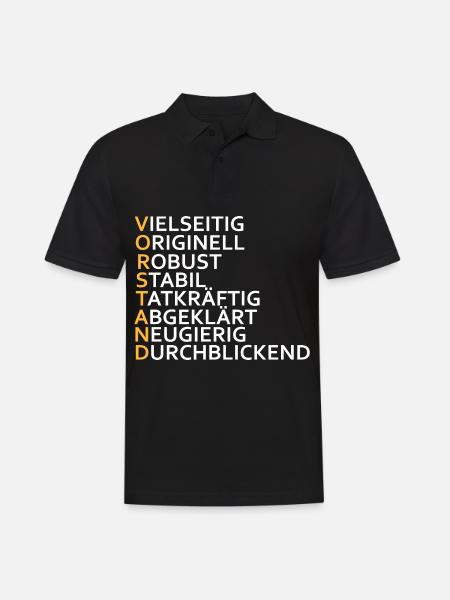 Vorstand Chef - Männer Poloshirt - Schwarz