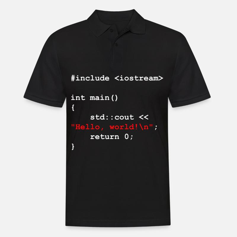 Programmer Coder Software Developer - Men's Polo Shirt - black