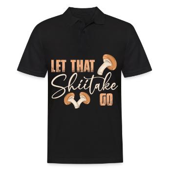 Cueilleurs de champignons et amis champignons - Polo Homme - noir - Devant - Kai (181cm)