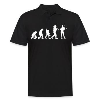 Évolution du joueur d'alto - Polo Homme - noir - Devant - Kai (181cm)