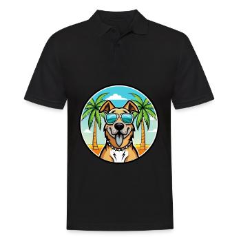 Lunettes de soleil de race de chien de berger d’Anatolie - Polo Homme - noir - Devant - Kai (181cm)