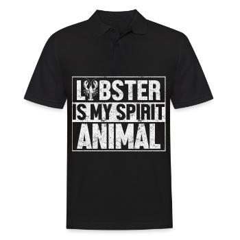 Hummer Seekrebs Lobster Meeresfrüchte - Männer Poloshirt - Schwarz - Vorne - Kai (181cm)