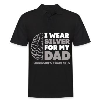 Parkinson's disease - Men's Polo Shirt - black - Front - Kai (181cm)