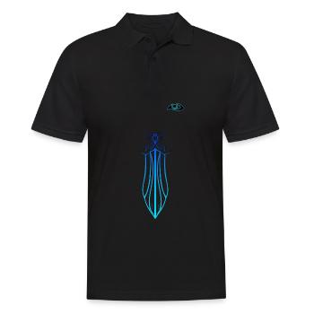 Odin - Men's Polo Shirt - black - Front - Kai (181cm)